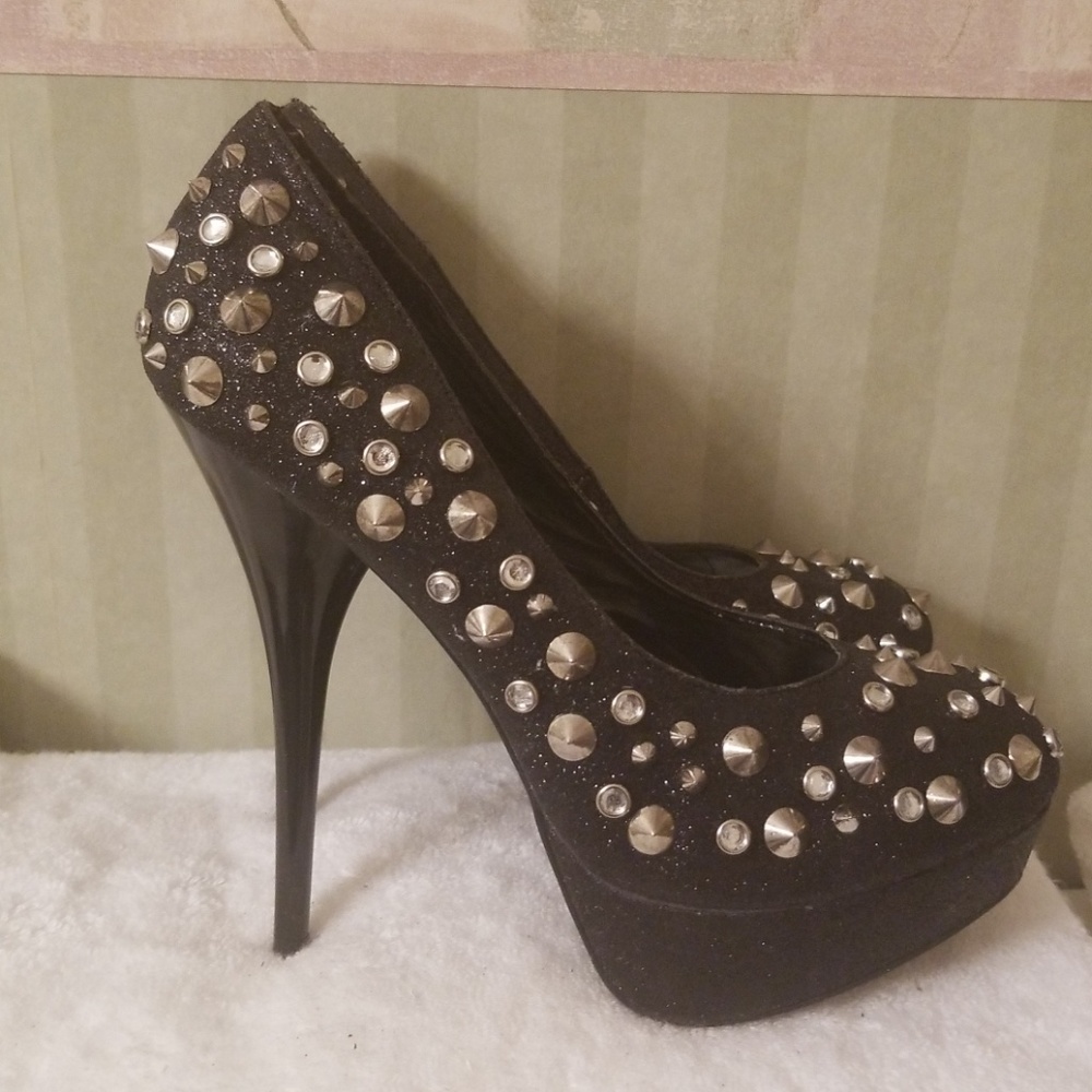 Gold Fish Stiletto heels
